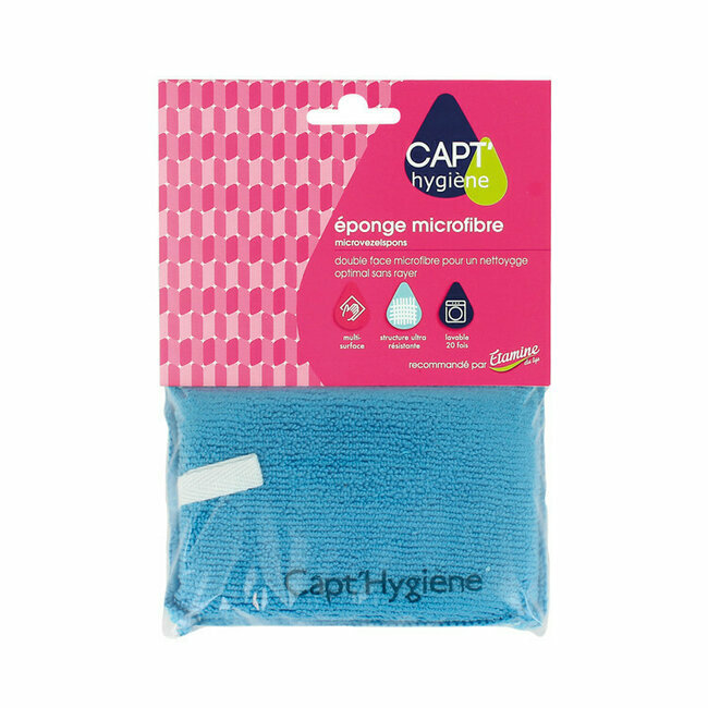 Eponge microfibre Capt'Hygiène Etamine du Lys