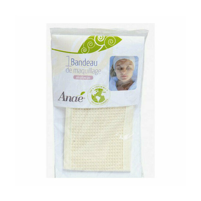 Bandeau de maquillage en coton bio Anaé