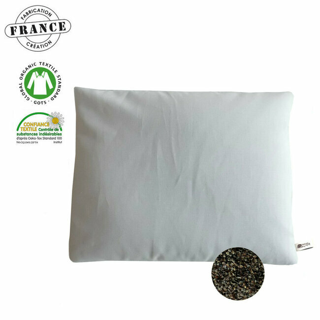 Oreiller naturel voyage / enfant 30*40 cm en sarrasin bio voyage / enfant 30*40 cm en millet bio Etre Nature