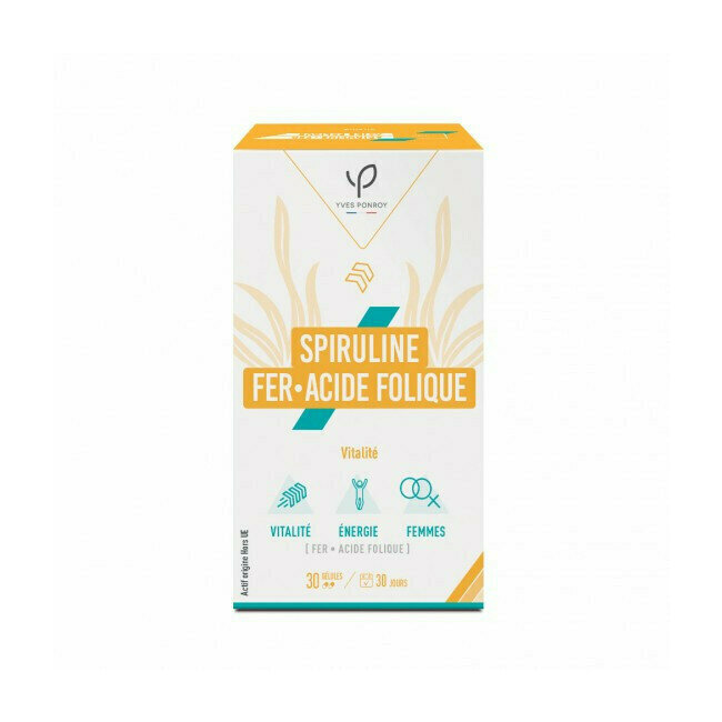 Spiruline Fer & Acide folique Grand Océan Ponroy