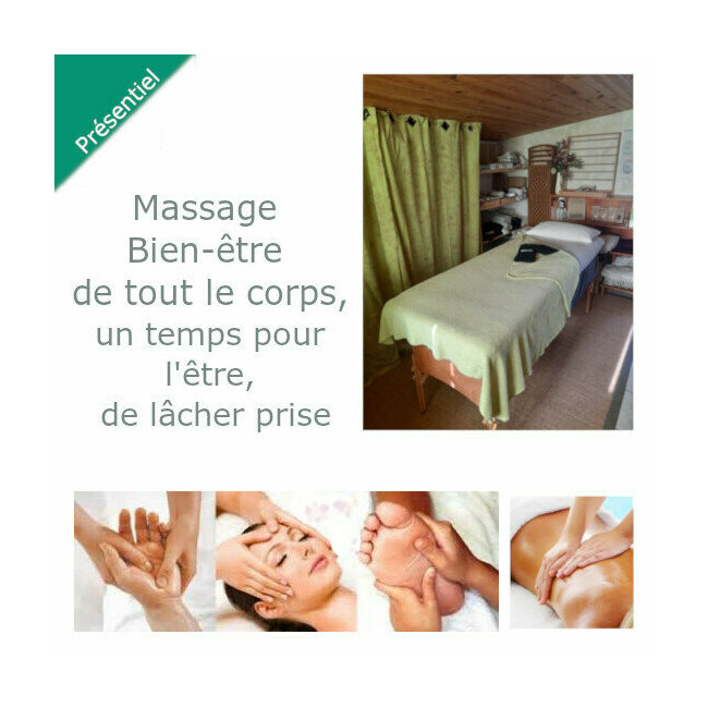 Massage-bien-être aux huiles de la tête aux pieds