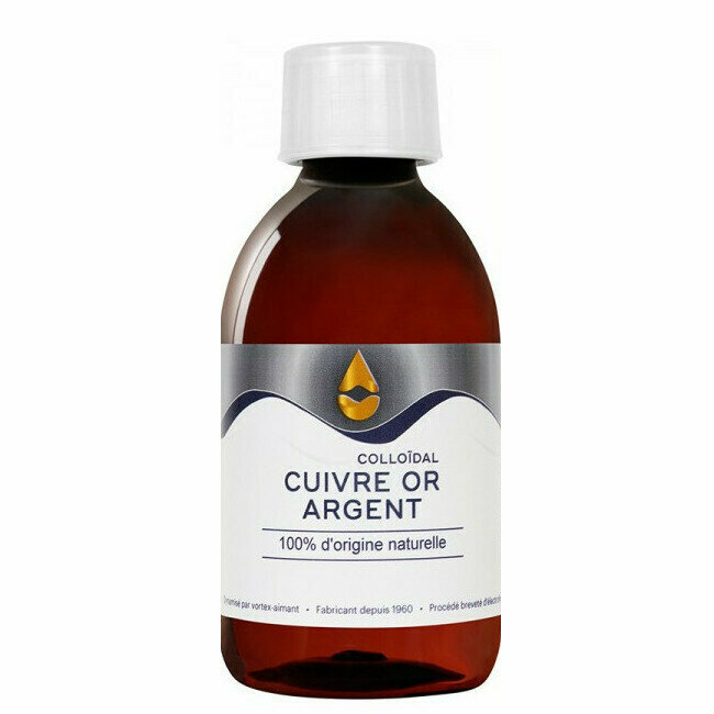 Cuivre Or Argent colloïdal Catalyons 500ml