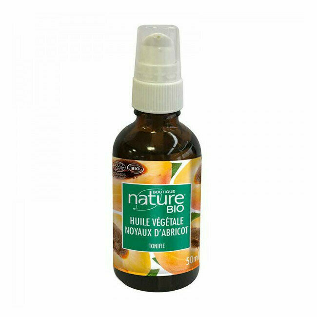 Huile végétale de Noyaux d'abricot bio Nourrissante Boutique Nature 50ml