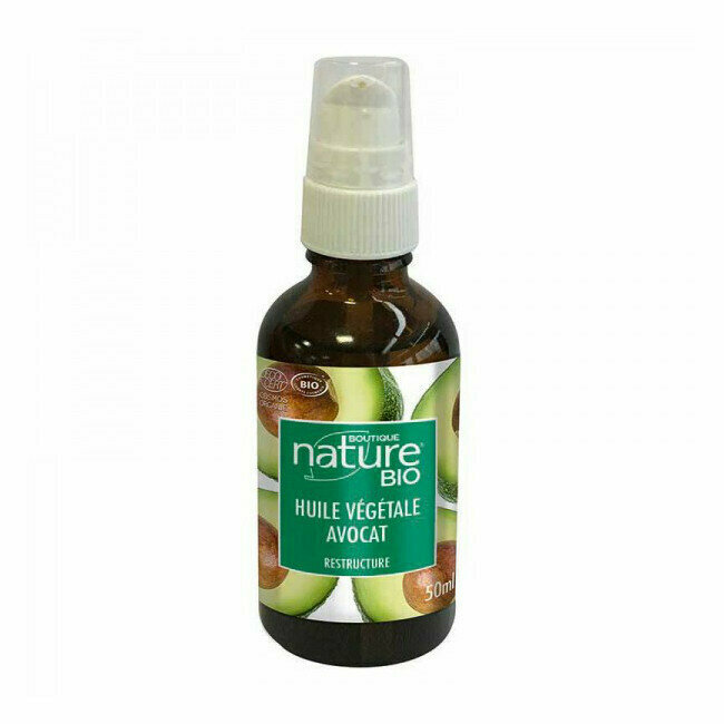 Huile végétale d'Avocat bio Boutique Nature 50ml