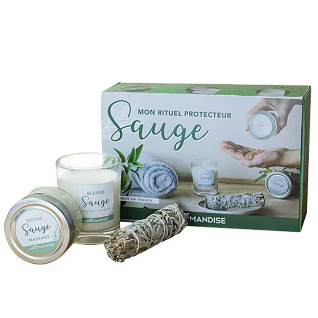 Coffret Sauge - Mon rituel protecteur Aromandise 