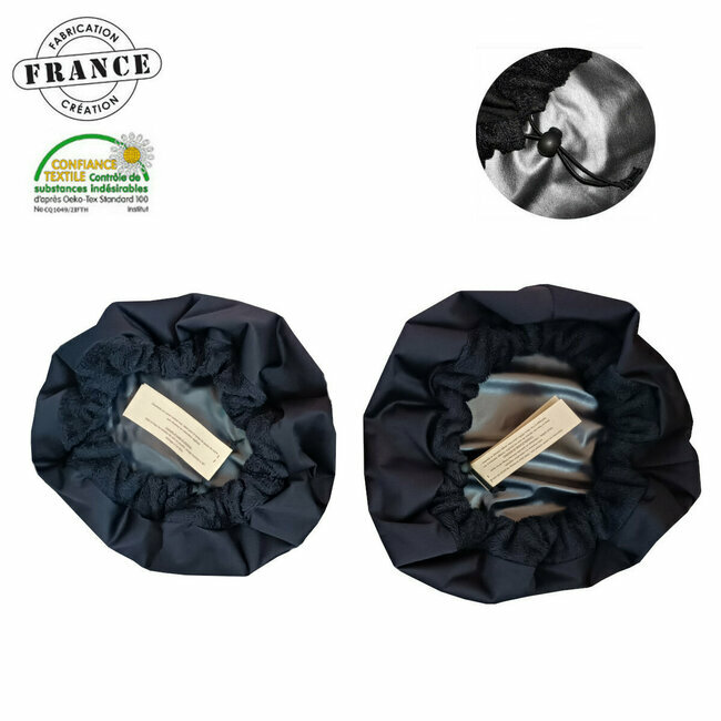 Charlotte lavable auto-chauffante et anti-coulure noire Spéciale Coloration végétale Etre Nature