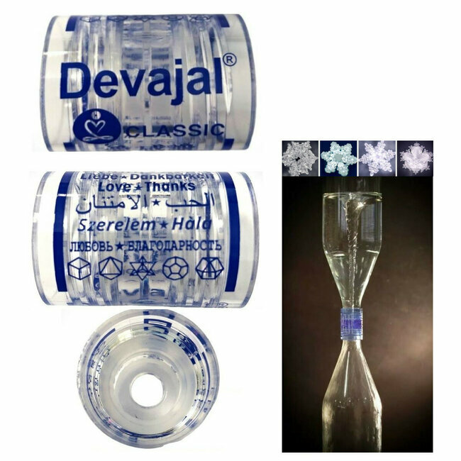 Dynamiseur vitaliseur d'eau Vortex Devajal bleu