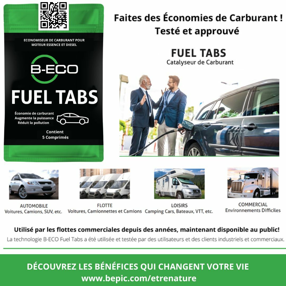 Pastilles B-Eco Fuel Economie de carburant et performances moteur