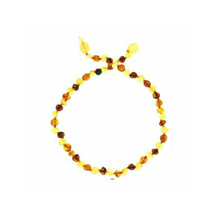Collier Bébé Ambre Perles Multicolores