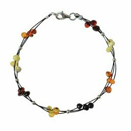 Bracelet Adulte Ambre Fantaisie Perles