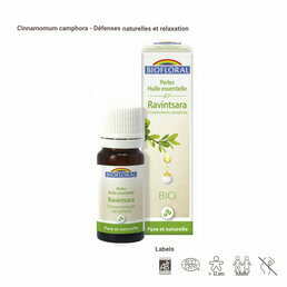 Perles d'huile essentielle de Ravintsara bio Biofloral