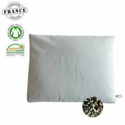 Oreiller naturel voyage / enfant 30*40 cm Mix épeautre sarrasin bio voyage / enfant 30*40 cm en millet bio Etre Nature