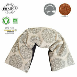 Bandeau naturel Cervicales et dorsal Mandalas naturels Coton et Lin bio