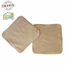 Essuie tout carré lavable en éponge de coton "Sable"