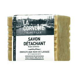 Savon détachant enrichi aux noix de lavage La Corvette 250gr