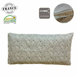 Taie de protection Bambou & coton imprimé "Douce nature" 21*41 