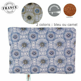 Bouillotte sèche naturelle "Mandalas camel" et graines de lin bio 