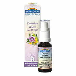 Vitalité, joie de vivre, dynamisme Complexe élixir floral n°2 Biofloral