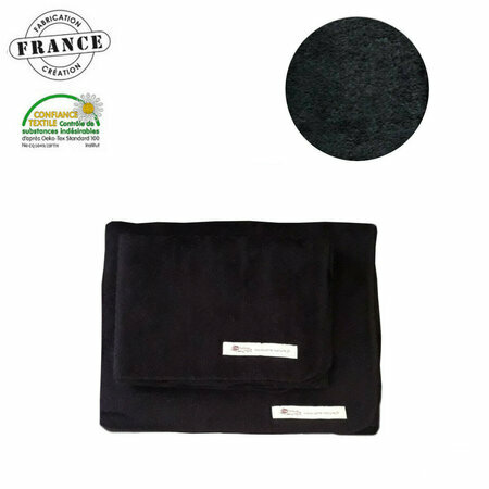 Drap pour table de massage Bambou noir - 90 ou 100 * 202 cm