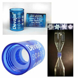 Dynamiseur vitaliseur d'eau Vortex Devajal bleu
