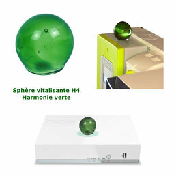 Sphère vitalisante Harmonie - H4 verte Rayon de protection de 20 m Champs électriques et électromagnétiques