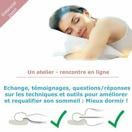 Visio-conférence Mieux dormir / Sommeil régénérateur et gestion des tensions/douleurs cervicales