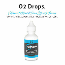 O2 Drops Gouttes d'oxygène et oligo-éléments essentiels 