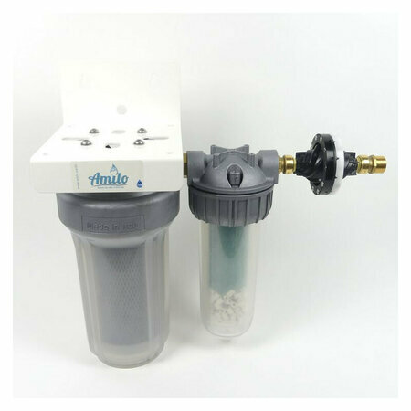 Filtre vitalisant dynamisant Habitation Compact charbon avec vortexeur Amilo