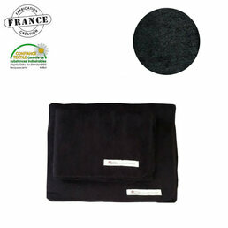Drap pour table de massage Bambou Noir 110*170 cm 
