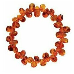 Bracelet Adulte Ambre Pétales Miel